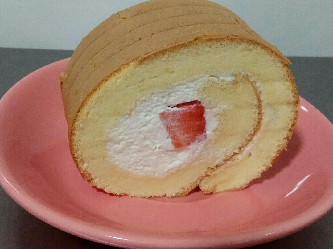 胖乎乎奶油芒果卷/不开裂不掉皮全过程详细图解烘焙视频/蛋糕篇6：「厚卷」