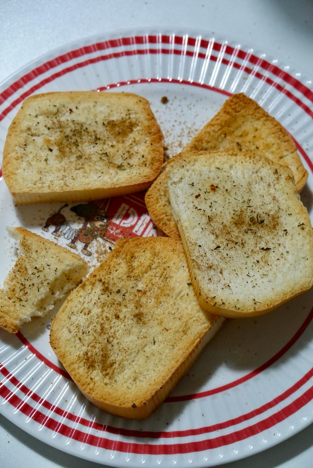 烤馒头片-烤箱和空气炸锅都可以~~娃爱吃的早餐