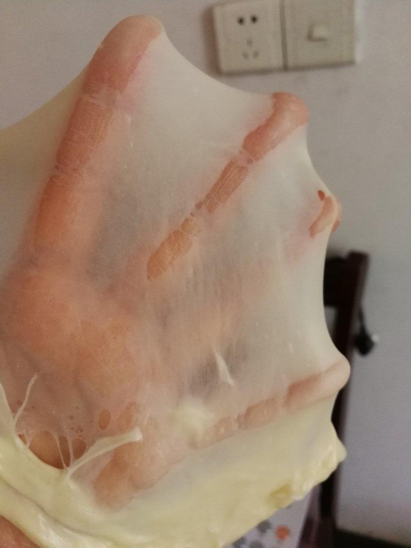 夏天面包机如何揉手套膜