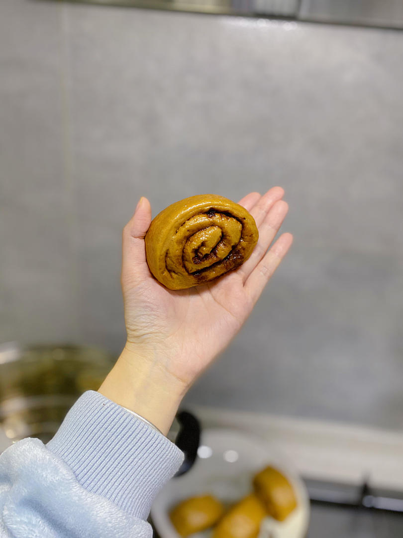 奶香红糖馒头（第一次就成功）