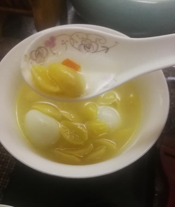 白果橙皮甜汤