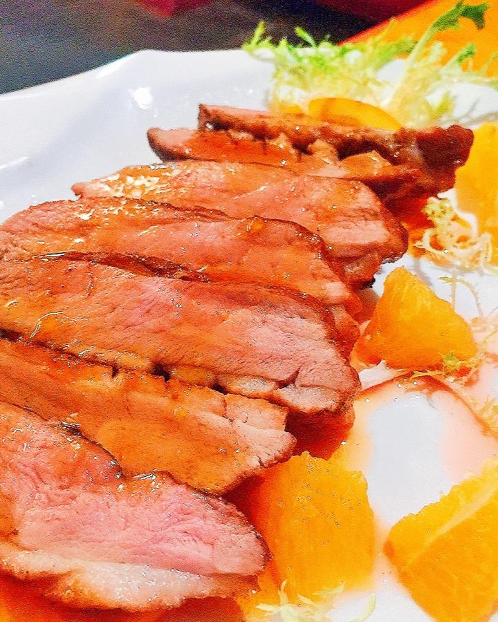 悠然自得256w做的香橙煎鸭胸肉