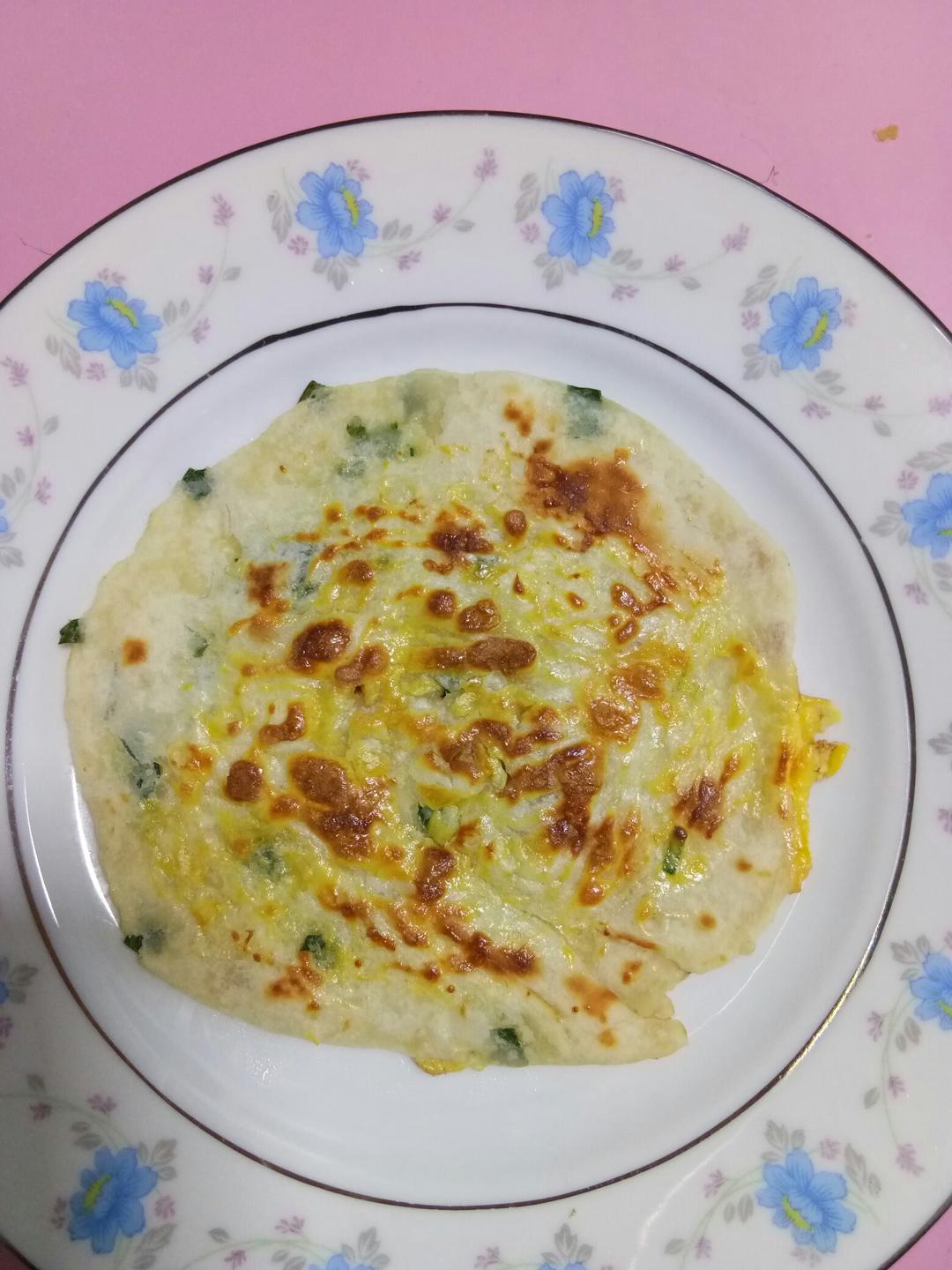 鸡蛋葱油饼                  （更新饼坯保存方法）