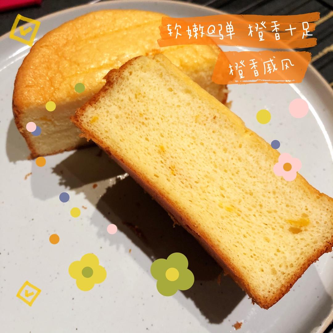 软嫩Q弹，橙香十足——香橙戚风