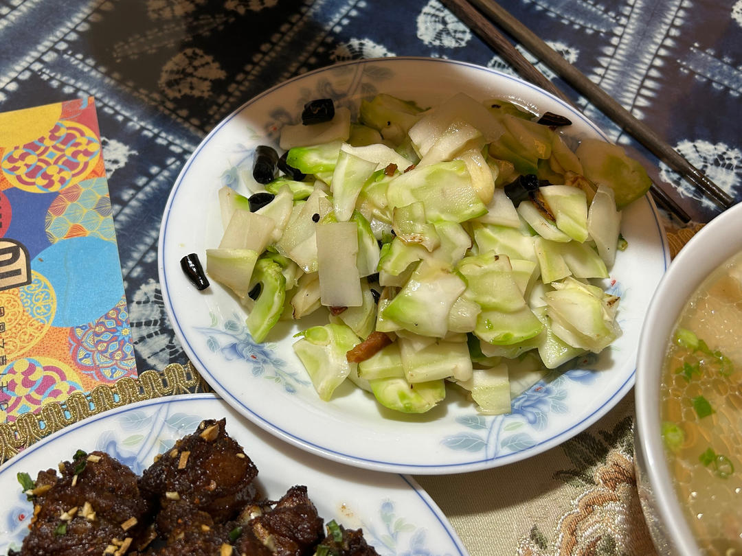 清炒儿菜（清香翠绿超好吃）