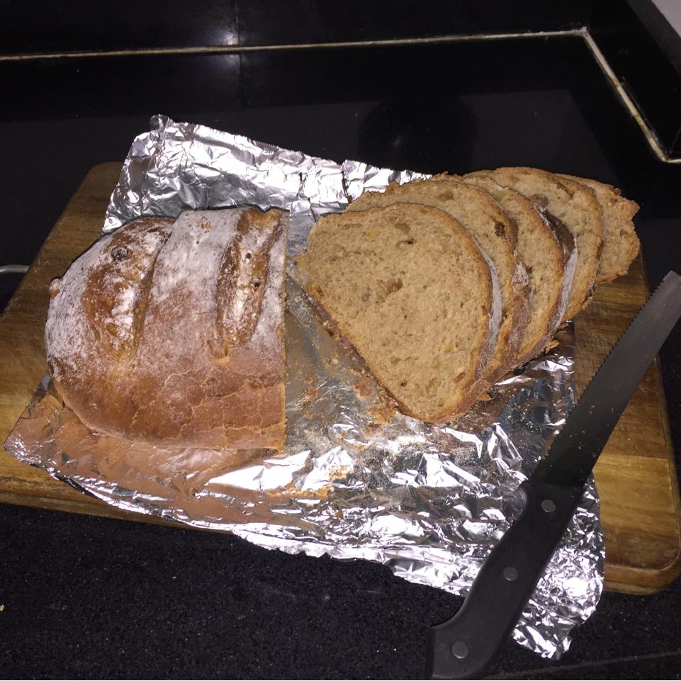 全麦核桃包～软欧包