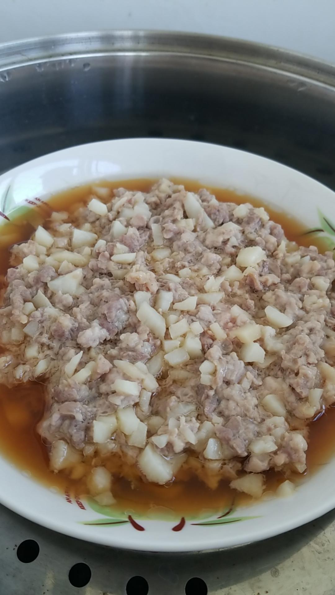 孩子爱吃的蒸肉饼