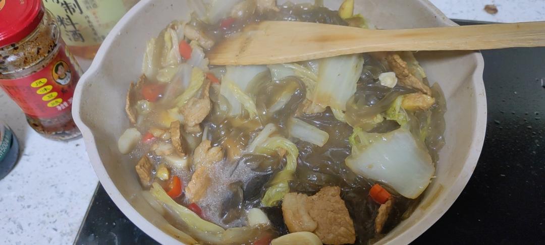 【猪肉炖粉条】猪肉粉条大白菜，家家烧人人爱！