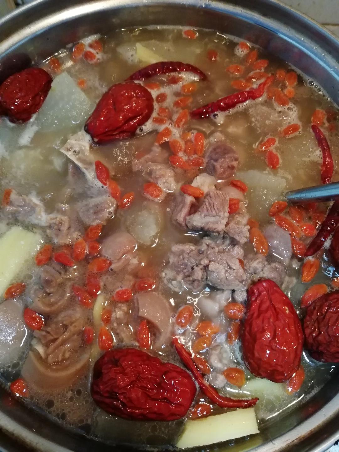 羊排羊肉煲火锅（白汤）