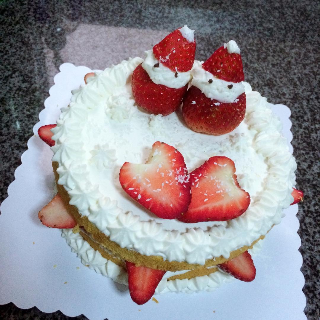 奶油蛋糕的戚风蛋糕坯（更新空气炸锅做法）