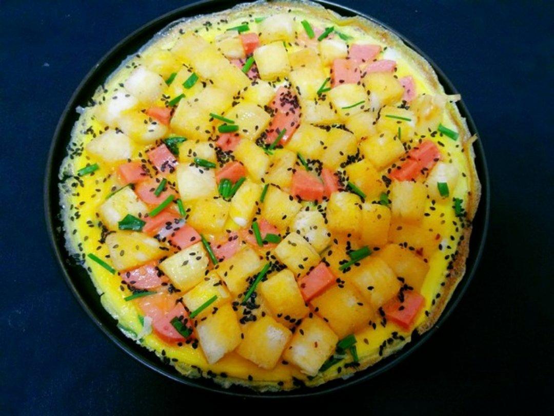 花样早餐(火腿鸡蛋饼）