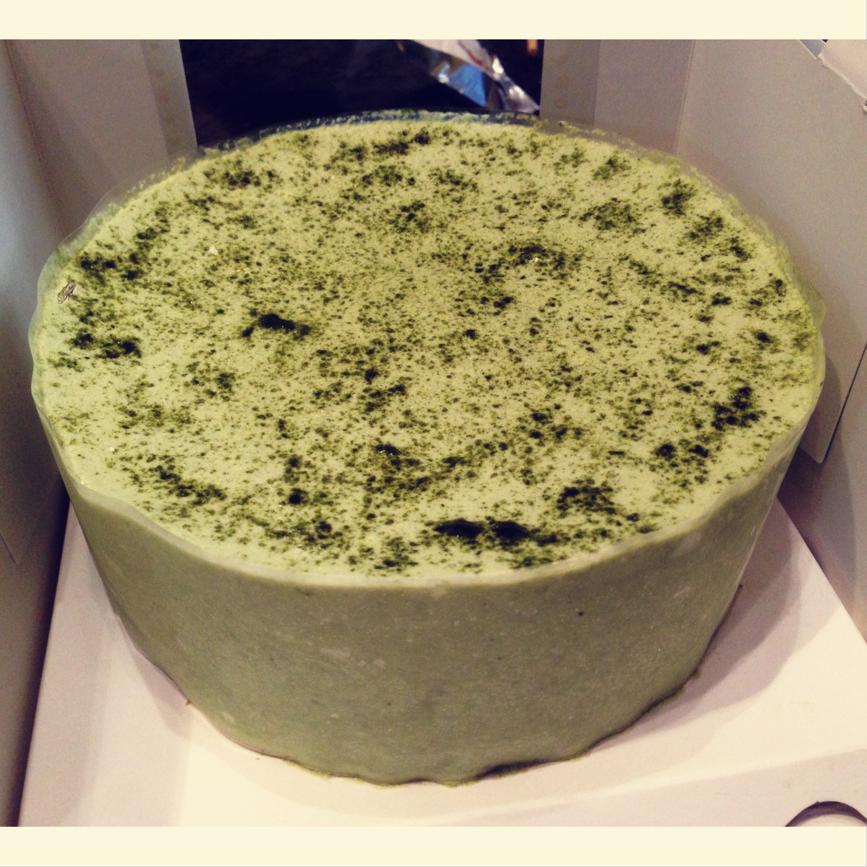 巧克力抹茶慕斯蛋糕