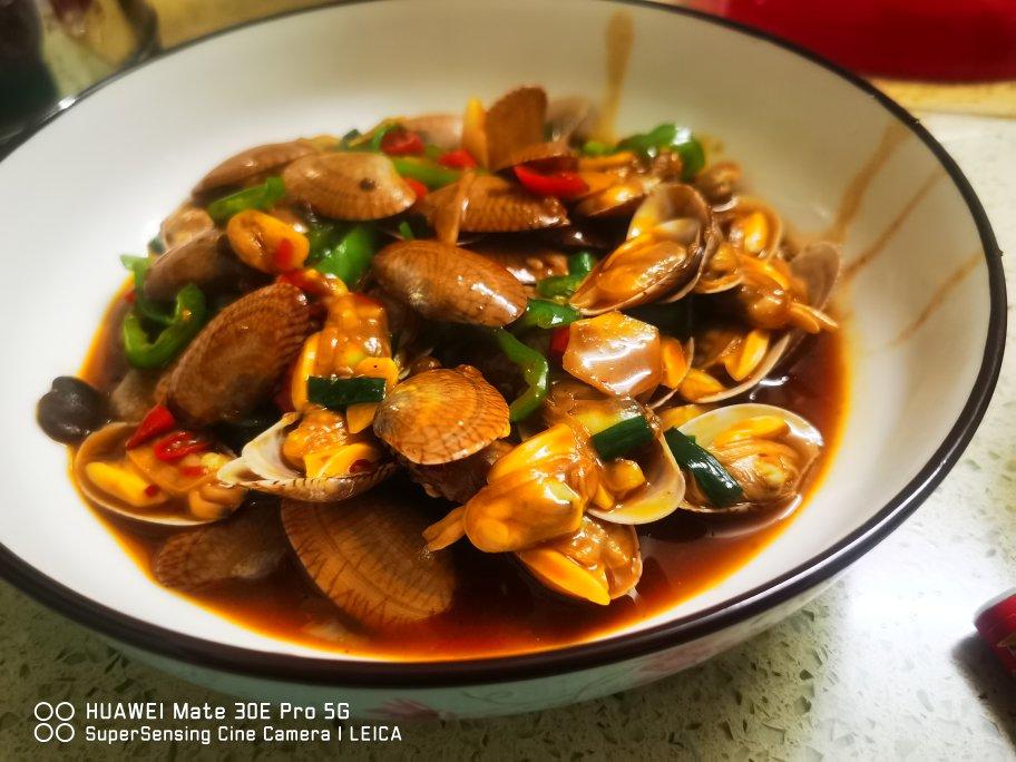 5分钟快手菜❗️秒杀路边摊爆炒花甲～好吃到爆