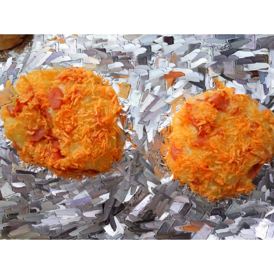 烤箱版日式土豆可乐饼
