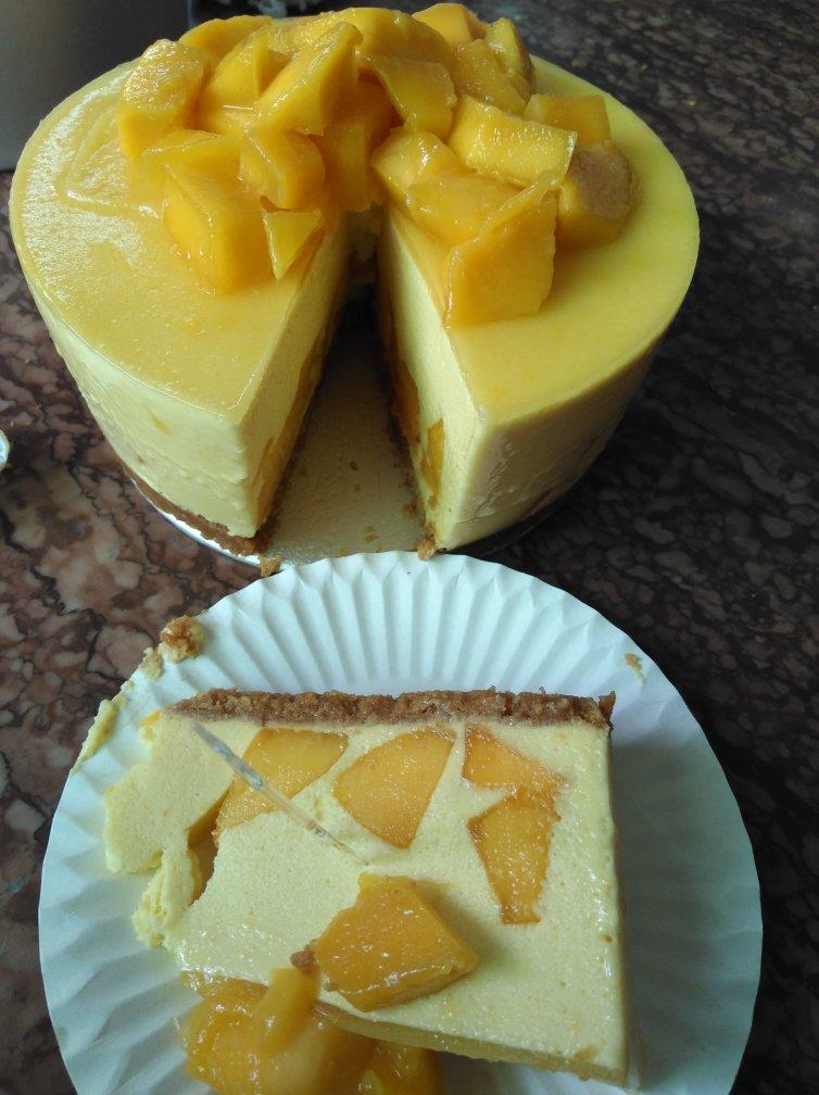 【视频】芒果慕斯（6寸） | 含镜面果胶配方