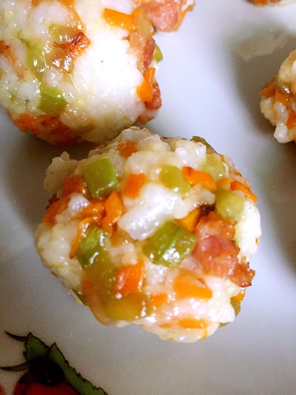 小盆友超爱的肉松饭团子