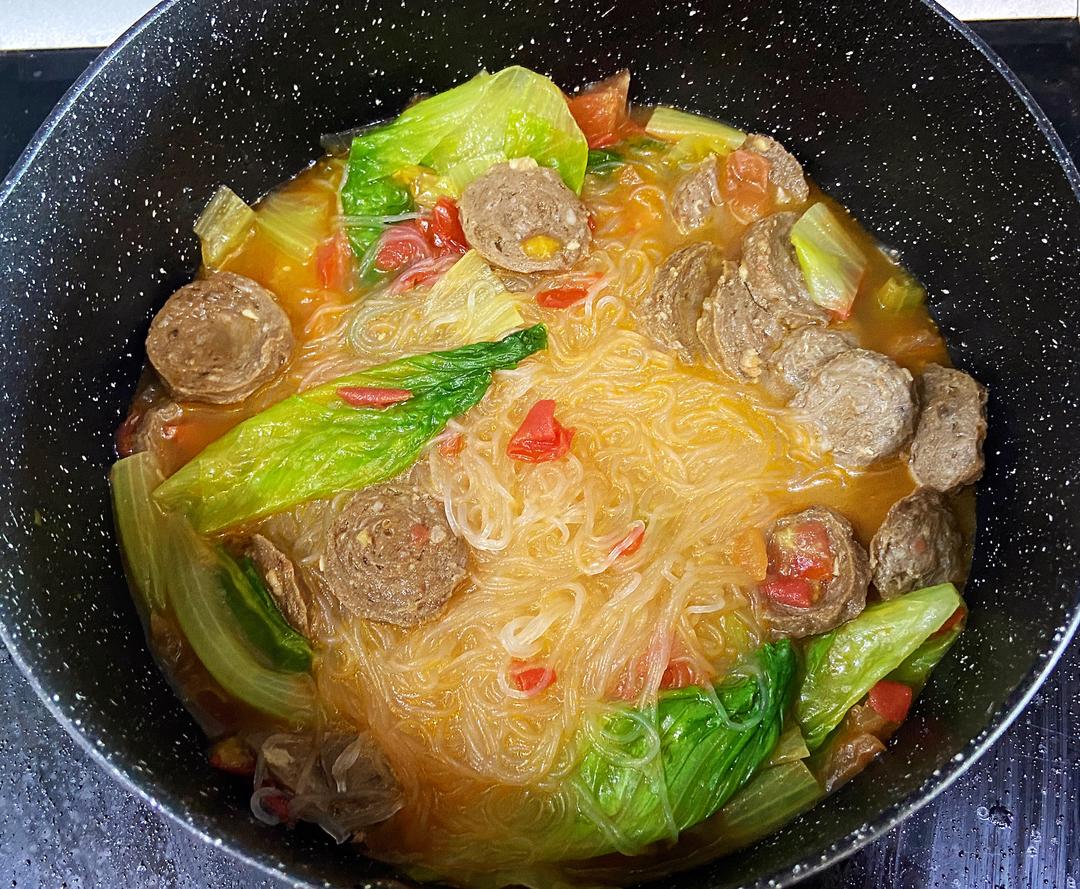 好吃易做的番茄肉丸粉丝