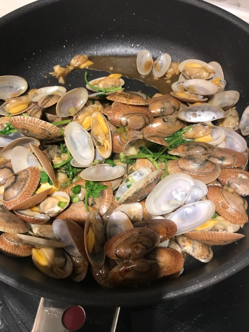 fongzhang做的葱炒花蛤