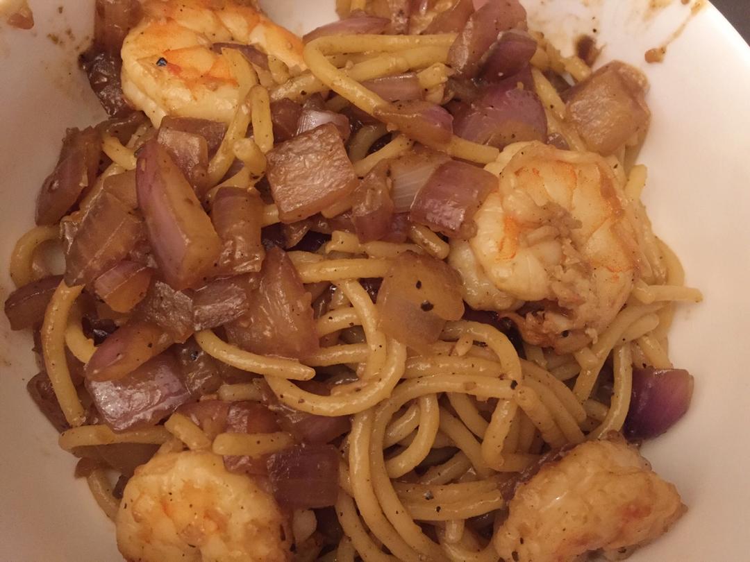 简单快手的黑椒意面