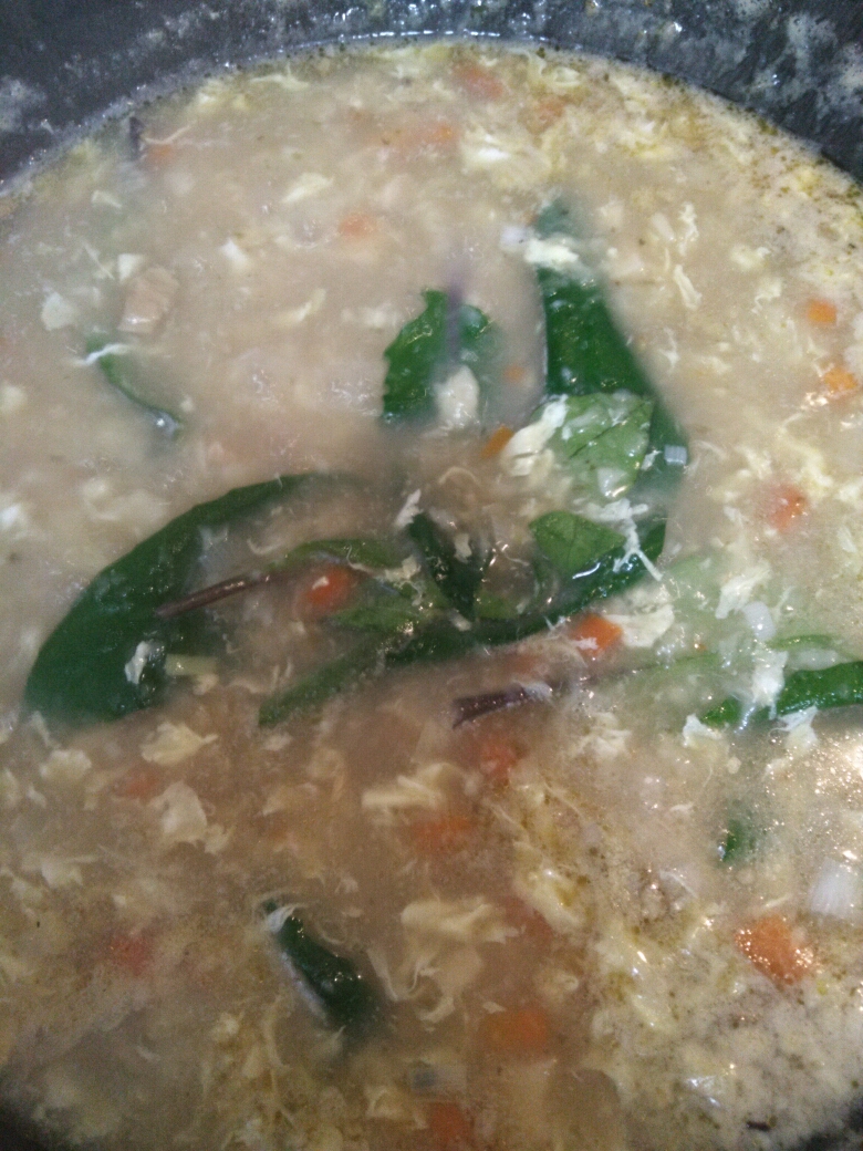 消耗素火锅丸子之疙瘩汤的做法