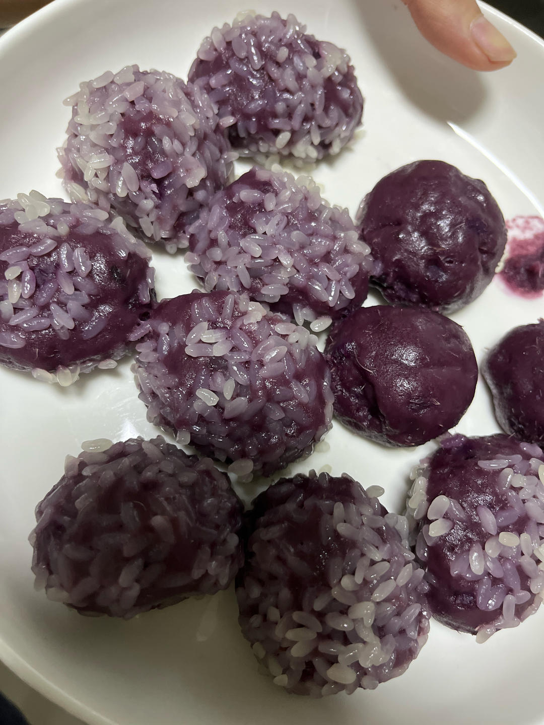 紫薯糯米丸（超简单）