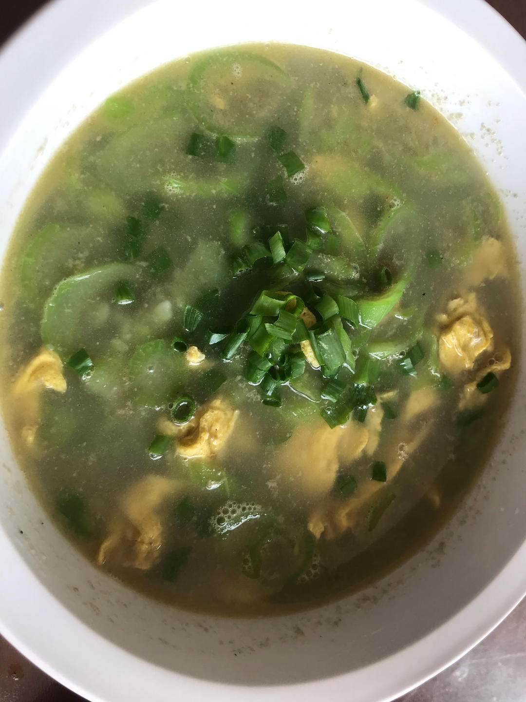 丝瓜鸡蛋汤