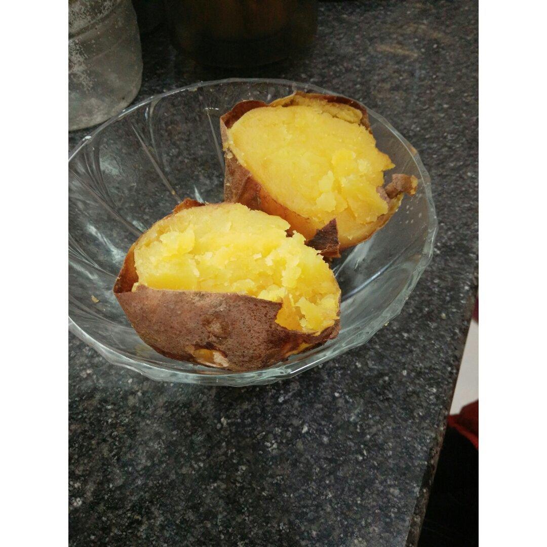 烤箱烤红薯