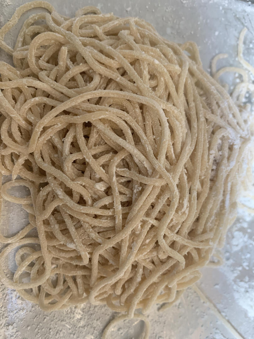 超级筋道的全麦面条（面条机自制）