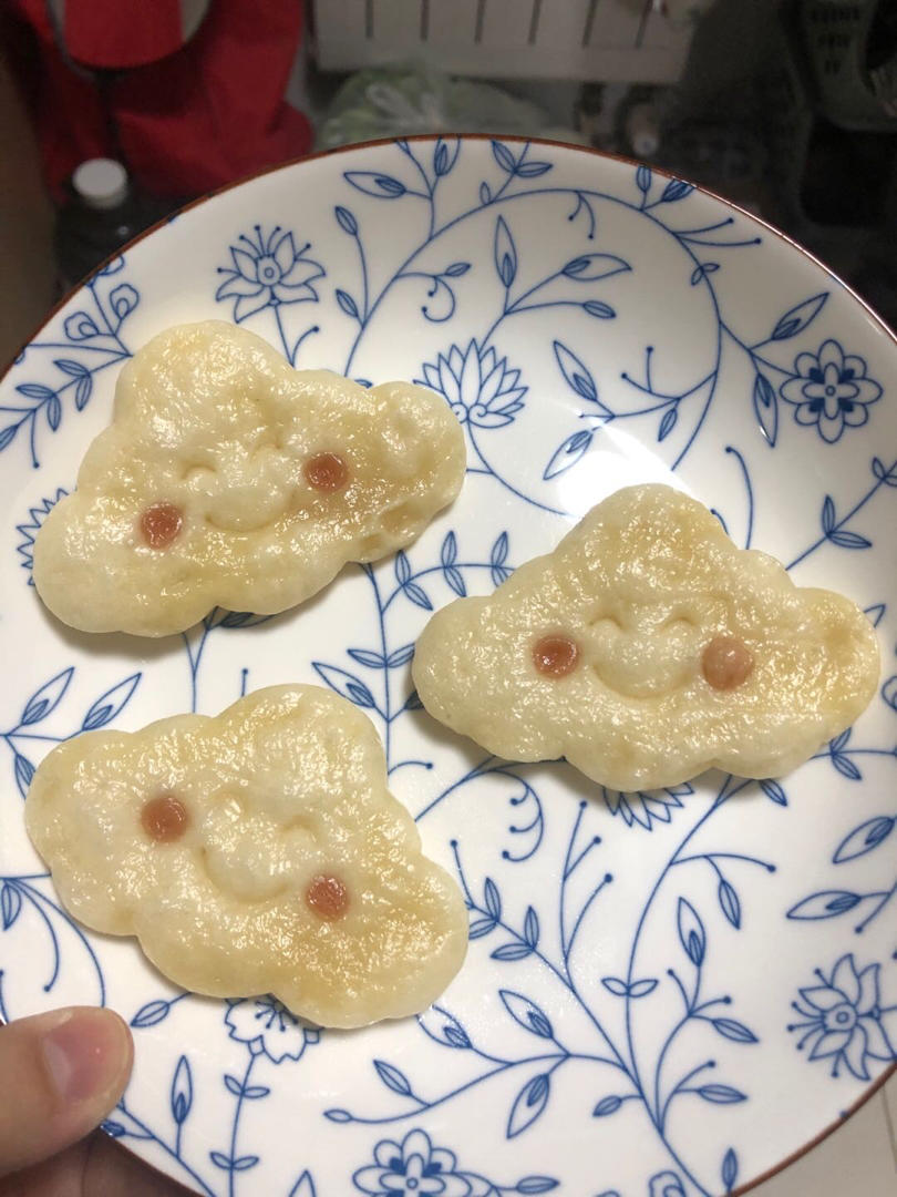 卡通造型馒头 蒸奶香小馒头 云朵馒头（适合一岁以上婴幼儿辅食）花样馒头增进宝宝食欲