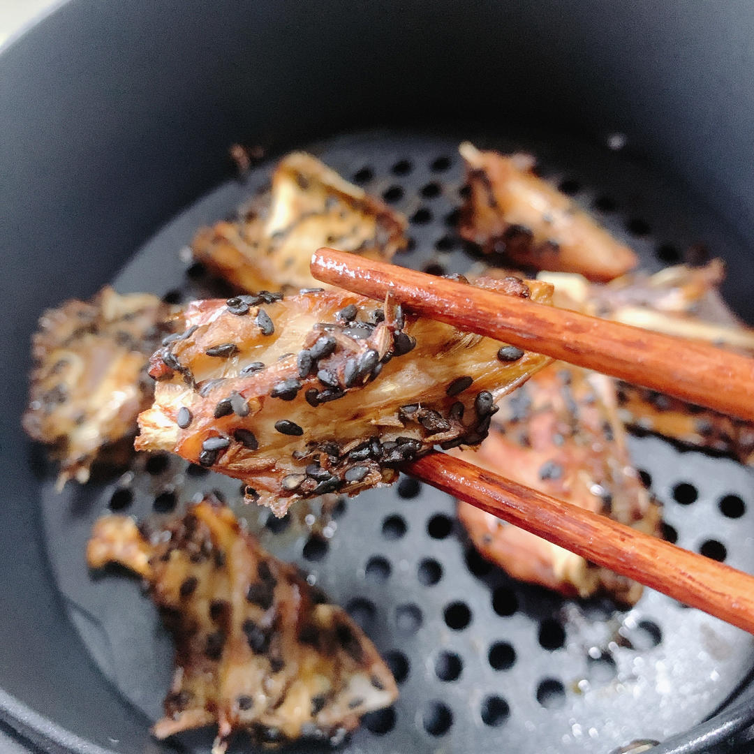 超简单的空气炸锅做烤鸡架