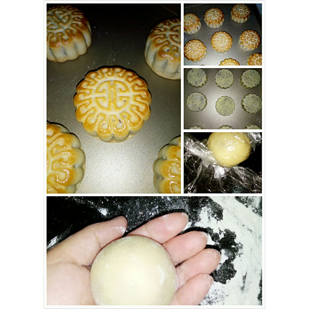 莲蓉蛋黄月饼（君之配方）