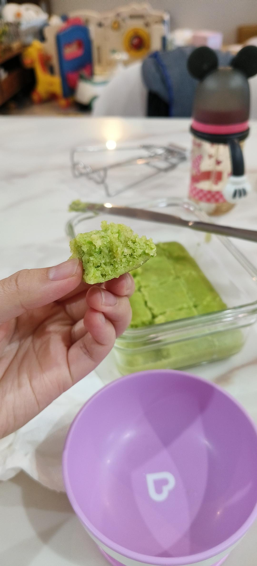 豌豆蒸糕  宝宝健康食谱