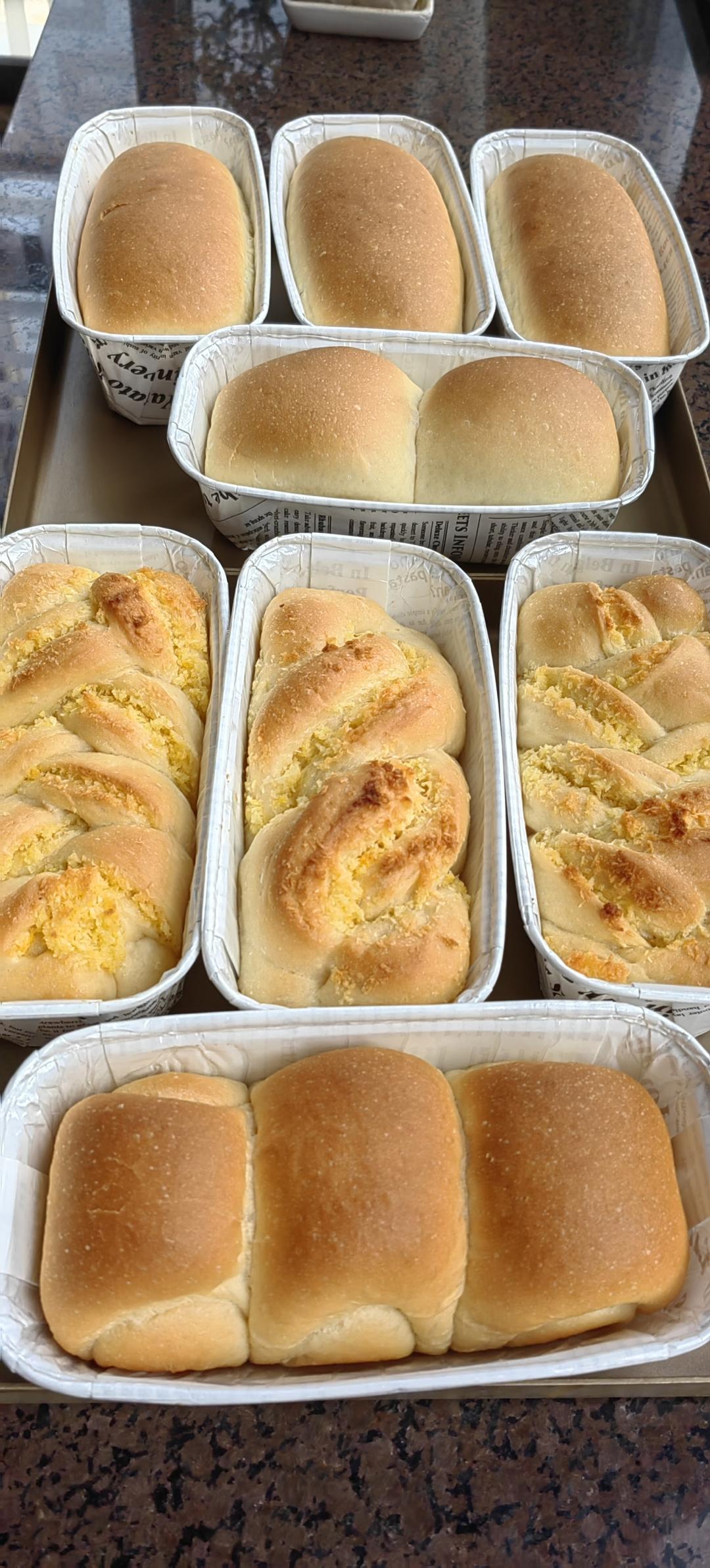 纯奶手撕吐司的做法 步骤1