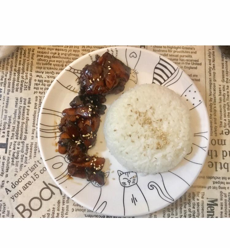 照烧鸡腿饭