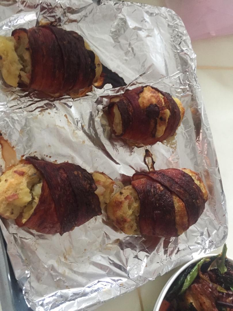 《食戟之灵》土豆培根烤肉