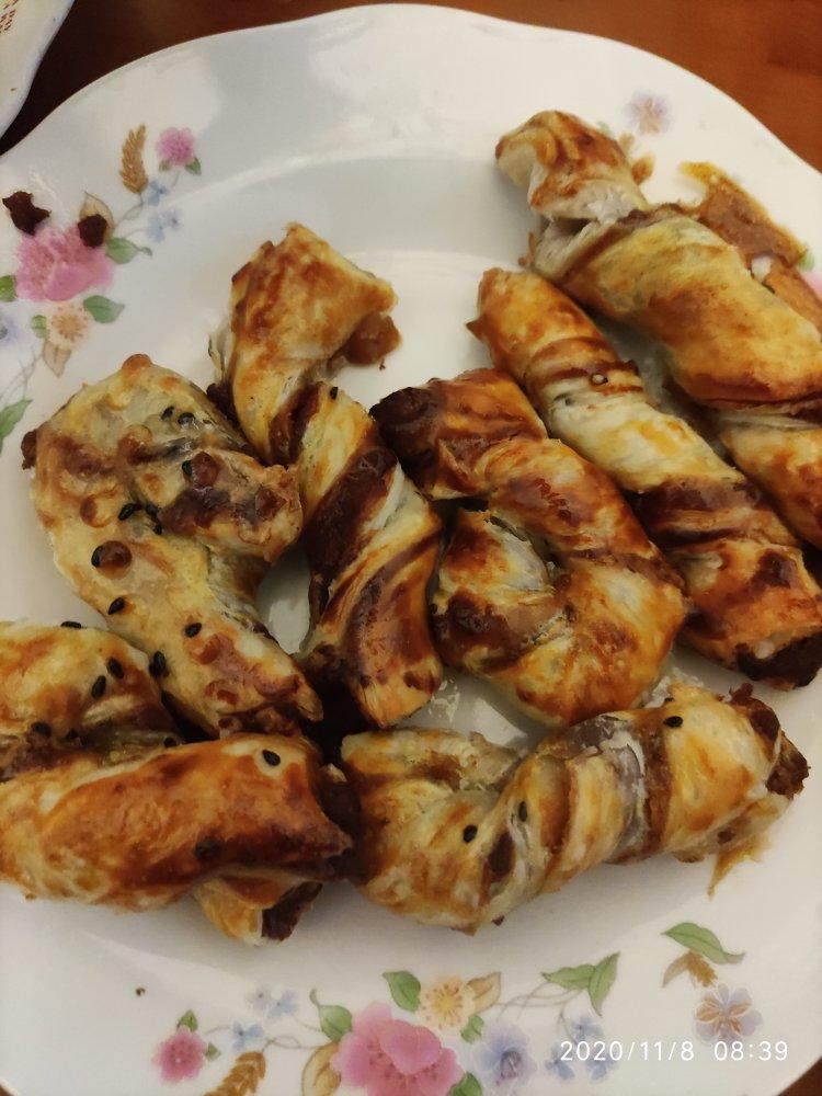 酥掉渣的豆沙扭扭酥（手抓饼快手版）