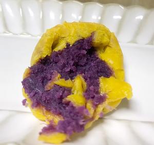 南瓜紫薯饼的做法 步骤5