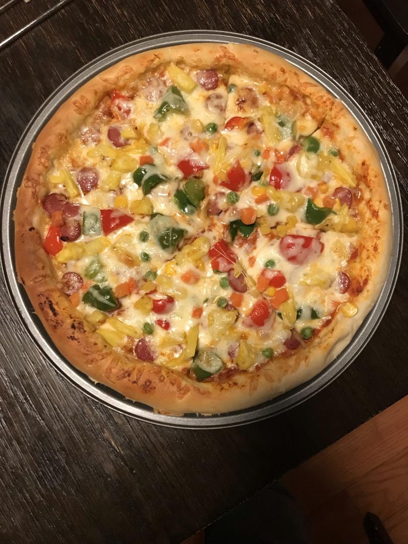 夏威夷pizza（附饼底冷冻法）