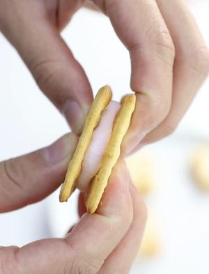 牛扎饼干，牛轧糖夹心苏打饼干的做法 步骤6