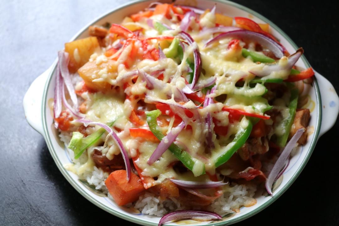 番茄鸡肉浓情焗饭【两人份】
