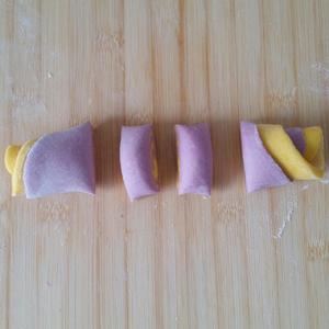 南瓜紫薯花样馒头的做法 步骤31