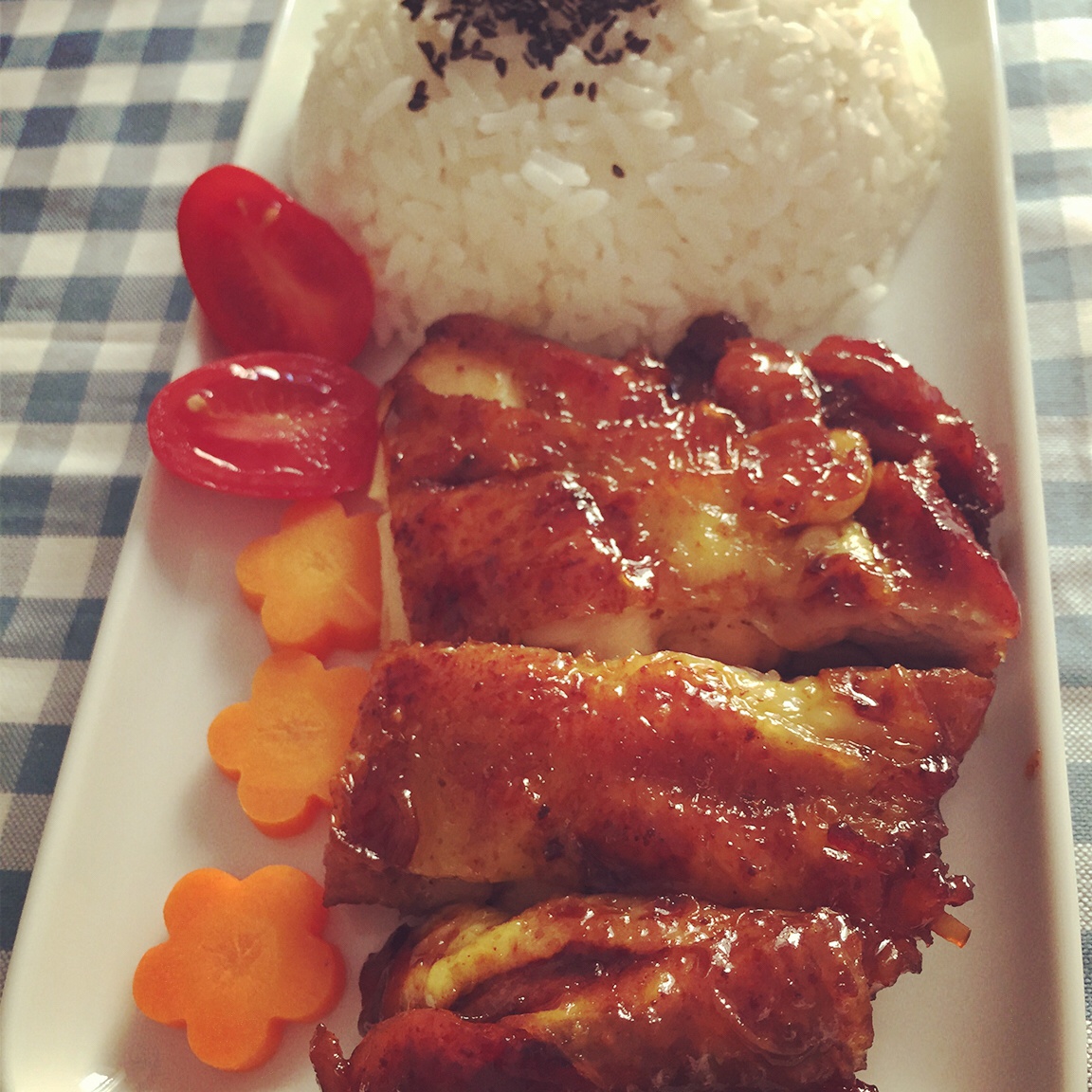 日式照烧鸡排饭