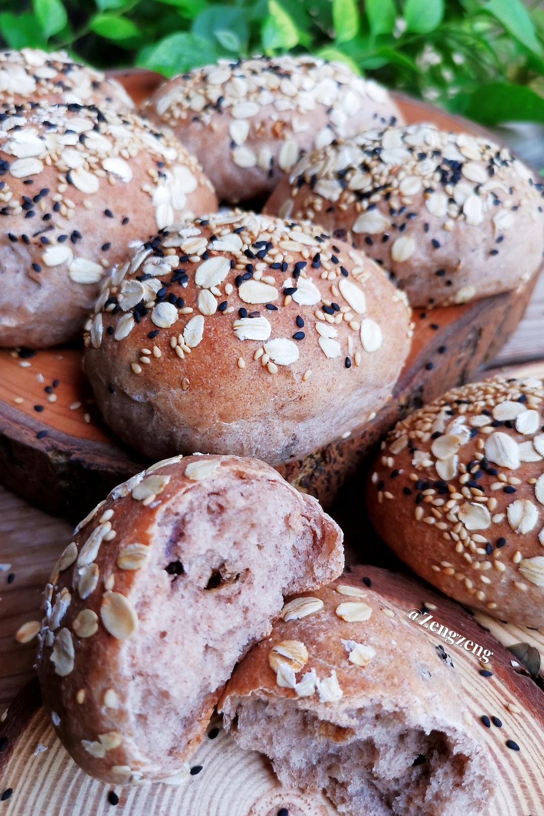 好吃好做的全麦坚果欧包