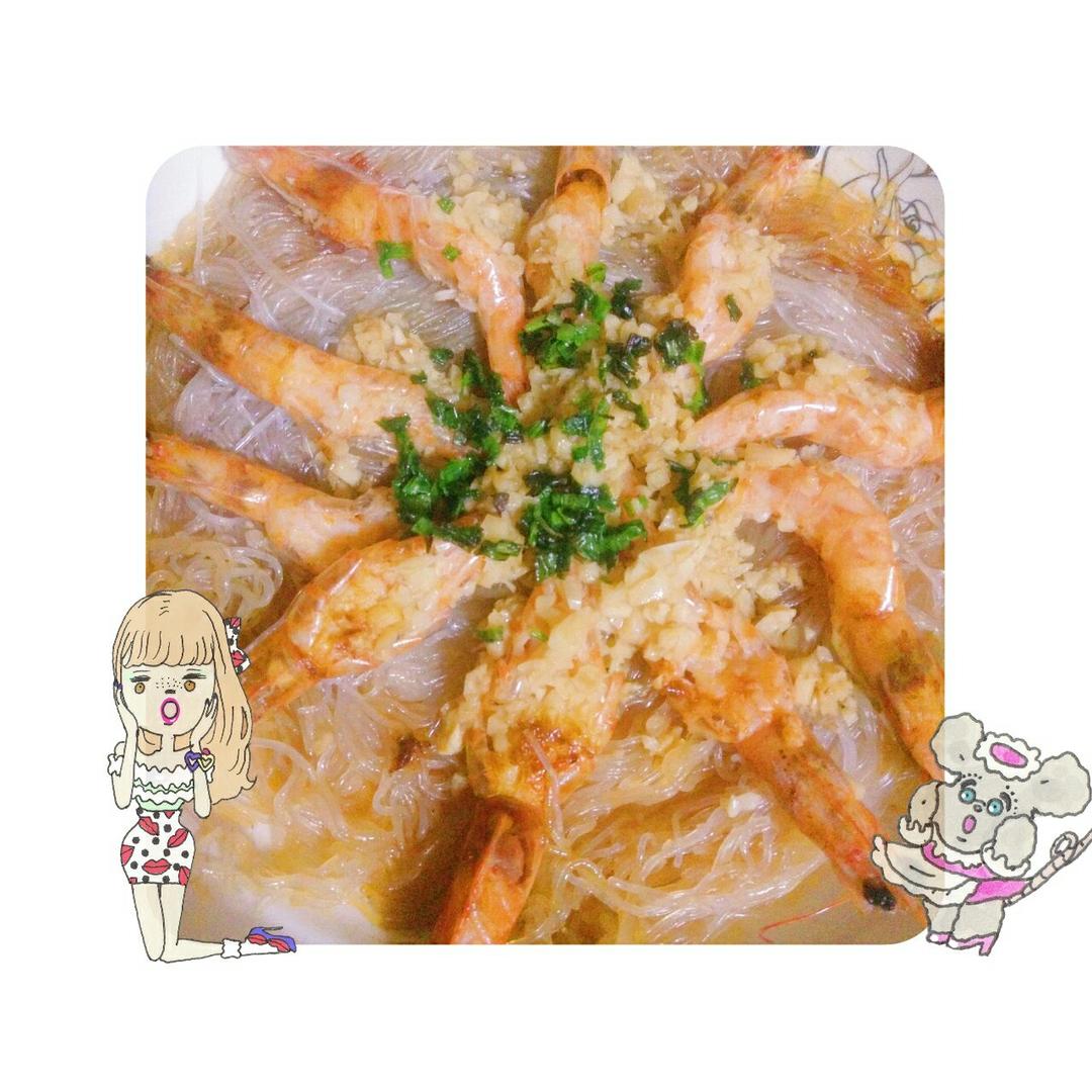 蒜蓉粉丝蒸虾