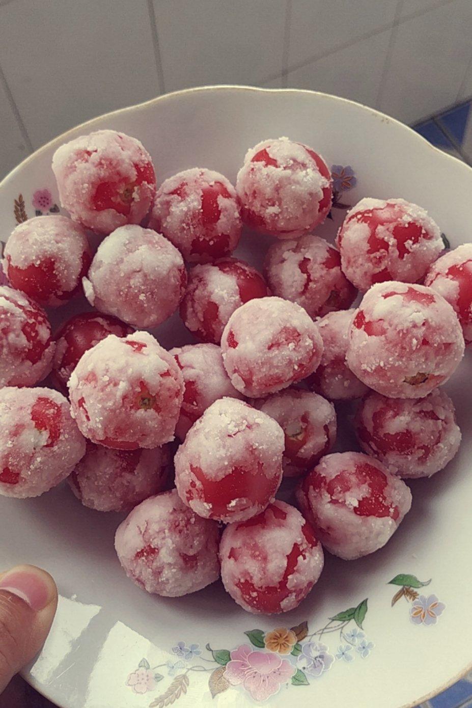 安培睛明卍暗做的柠檬糖霜圣女果