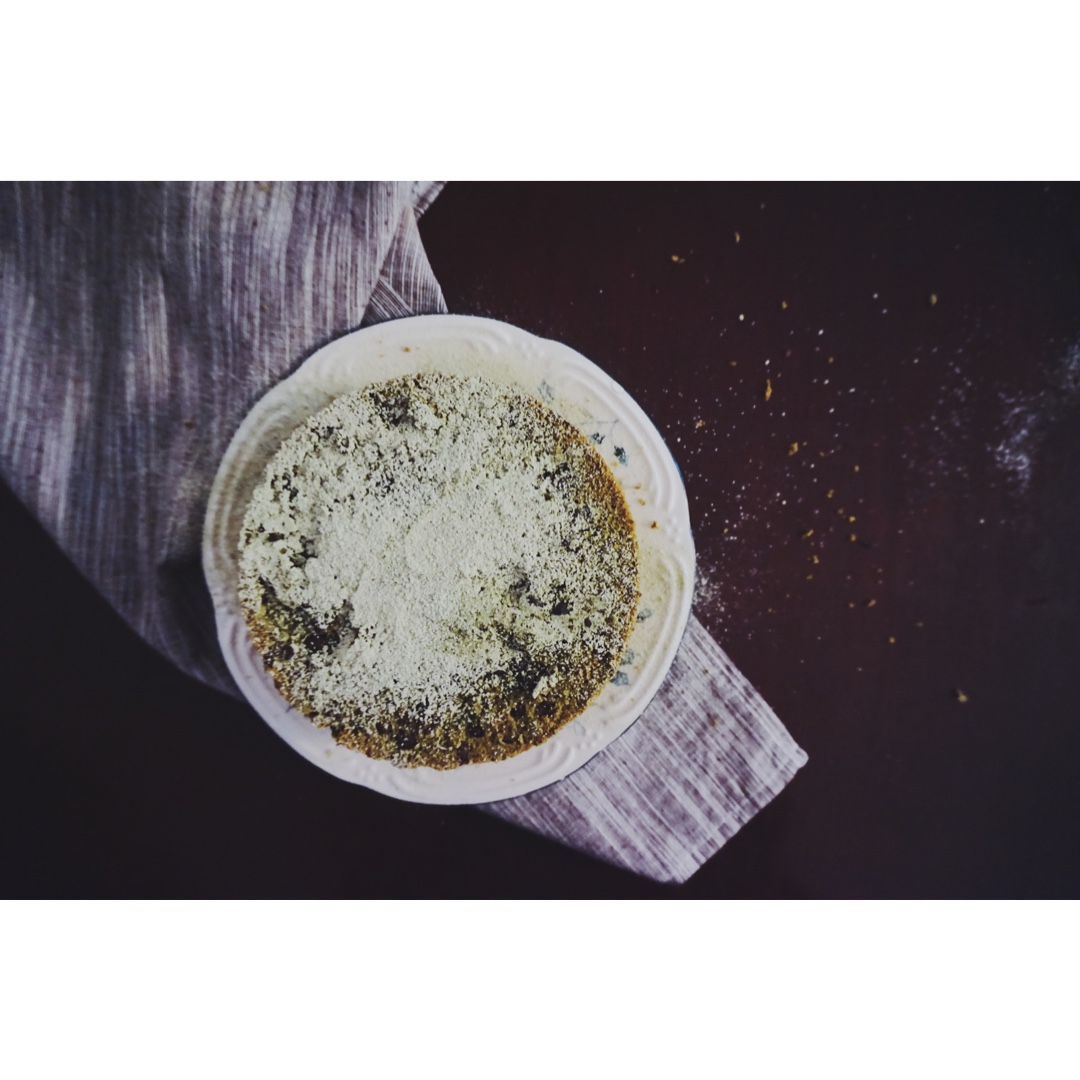 抹茶蜜豆戚风