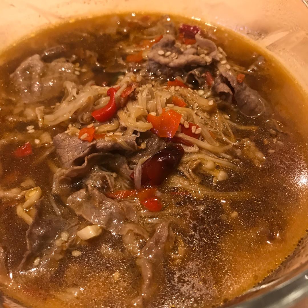 金针菇肥牛