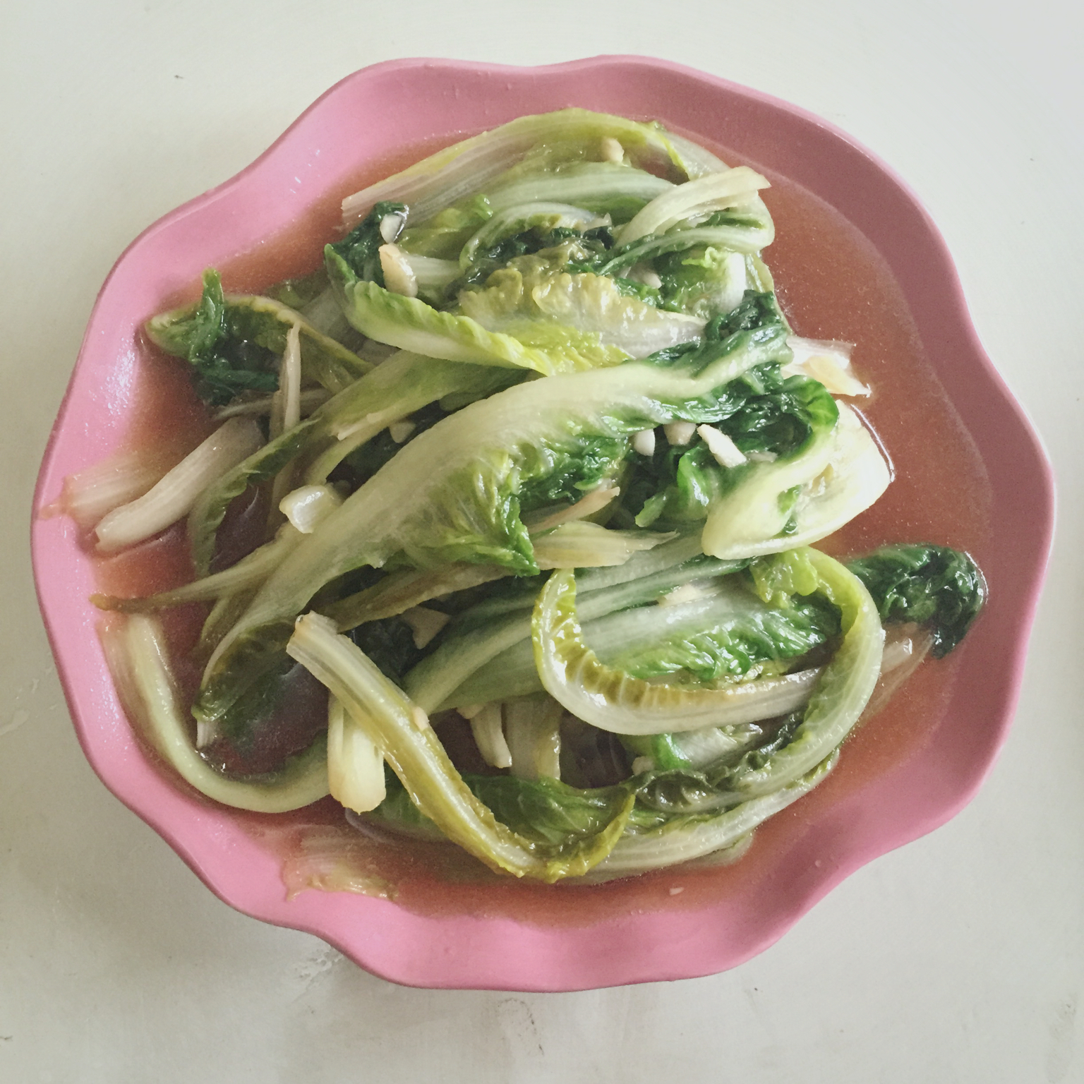 蒜蓉生菜（少蚝油版）