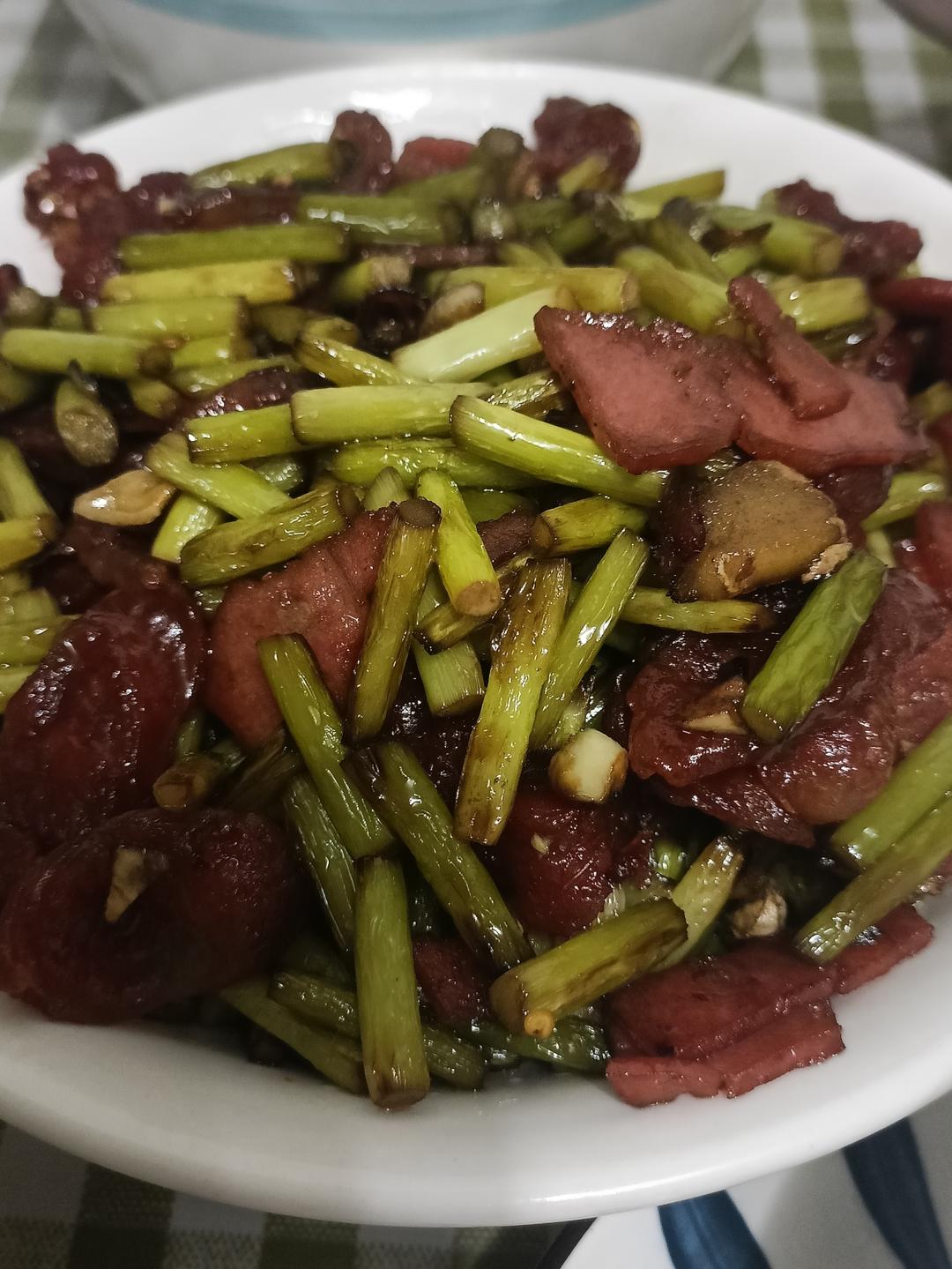 蒜薹炒腊肠