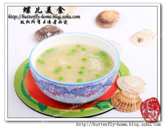 干贝冬茸汤的做法